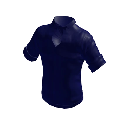 Dark Blue Opened Up Shirt