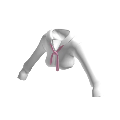 Uniform with Pink Messy Tie