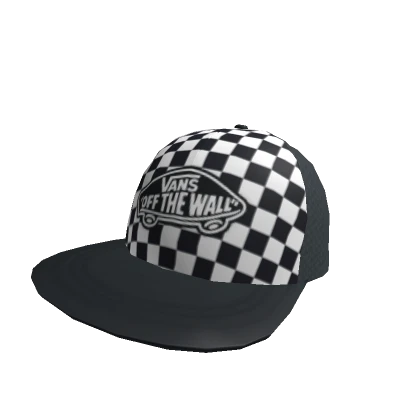 Vans White-Black Classic Patch Backwards Trucker