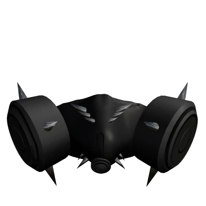 cybergoth emo rave spiked gas mask