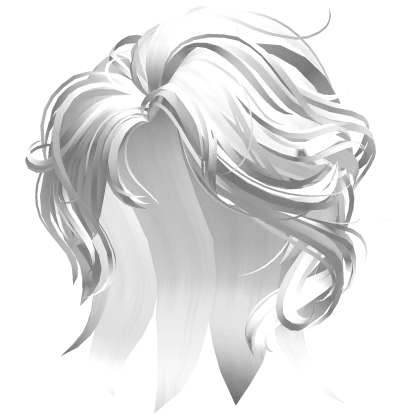 Side Swept Layered Hair (White)