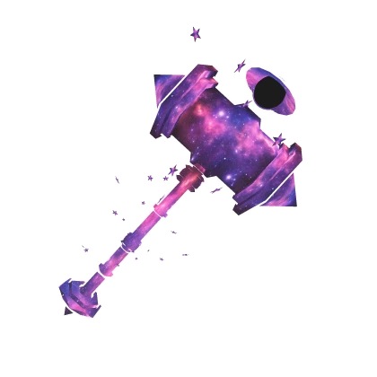 Cartoony Galaxy Hammer White