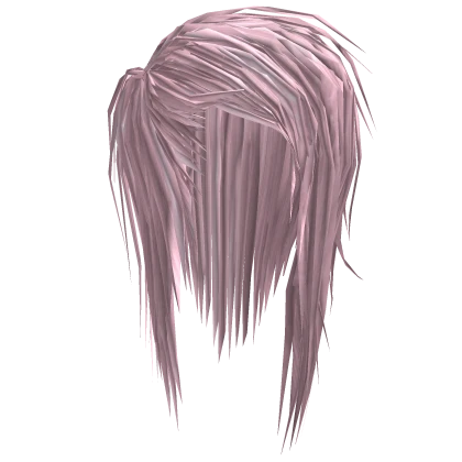 Messy Sideswept Fringe (Cotton Candy)