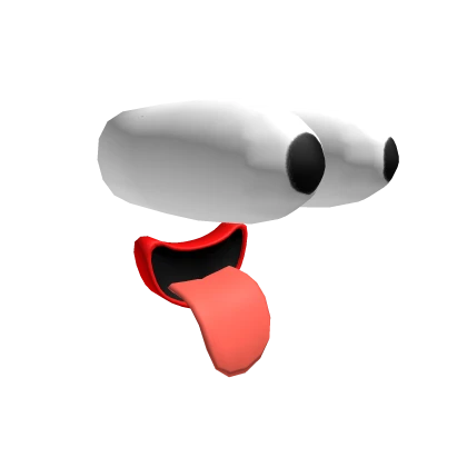 3D Eyes and Tongue Face