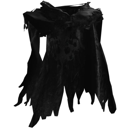 Black Ripped Cape