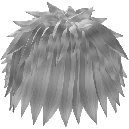 White Messy Short Vkei Hair