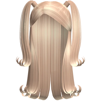 ♡ blonde y2k flip pigtails ♡