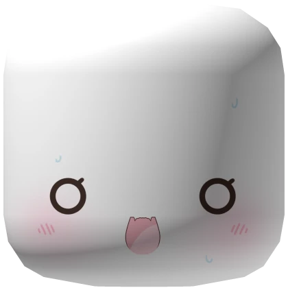 ୨୧ cutecore kawaii surprised anime face mask