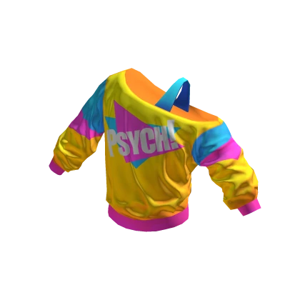 80s Sweater Psych Yellow
