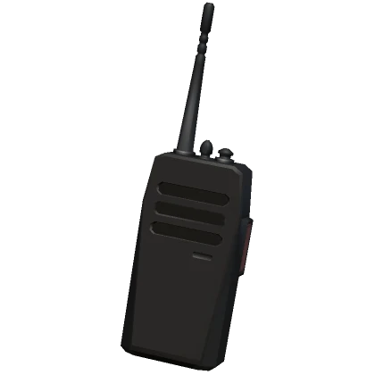 Clip-on walkie-talkie black