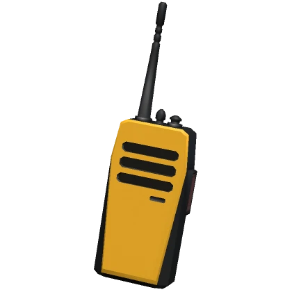 Clip-on walkie-talkie yellow