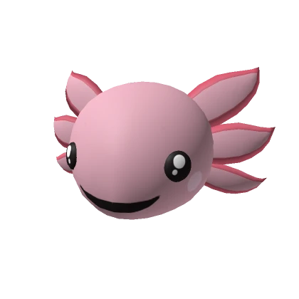 Pink Axolotl Head 2.0