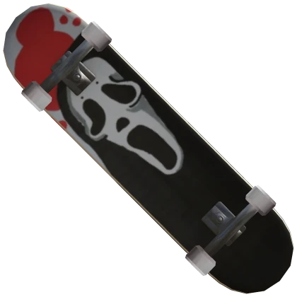Ghostface Halloween Skateboard