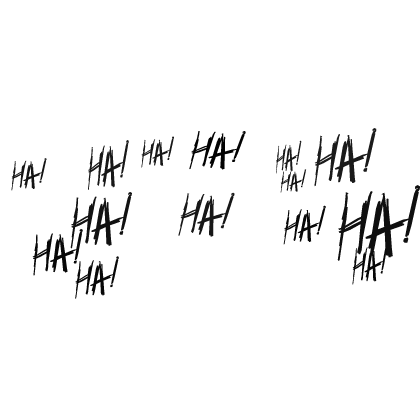 HaHa! Evil Laugh Black