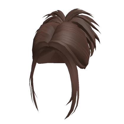 Y2K Spikey Messy Ponytail (Brown)