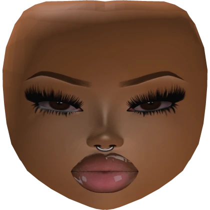 ImVU baddie latina girl mesh makeup wear lashes