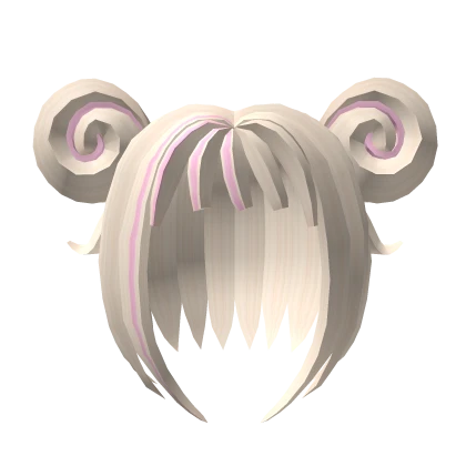 ♡ Vanilla pink Kawaii Swirly Hair blonde cute