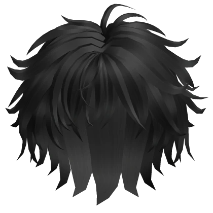 Fluffy Emo Messy Boy Hair