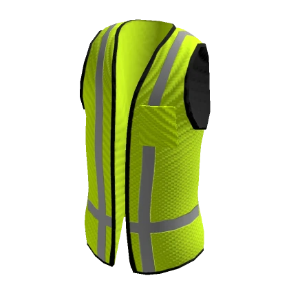 Greenish-Yellow High-Visibility Vest