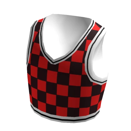 Crop Sweater Vest - ladybug