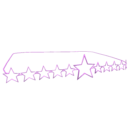 Y2K Pink Star waist chain