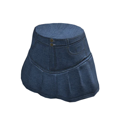 Y2K Jeans Skirt in Blue