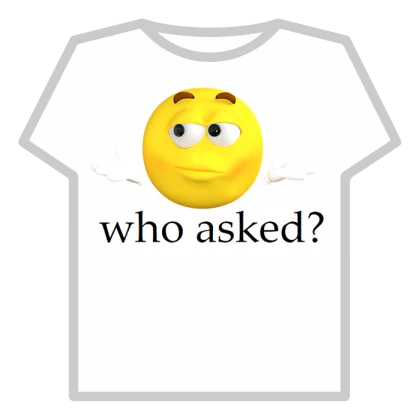 who asked? troll funny transparent meme emoji sus