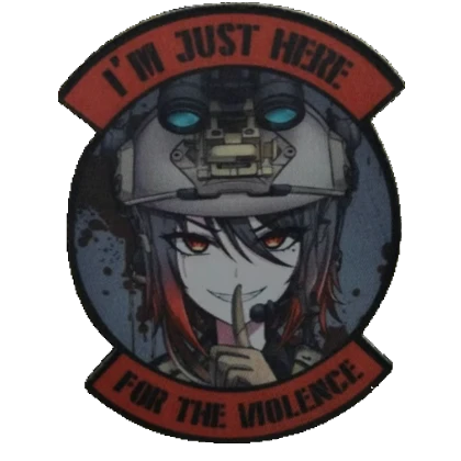 Tactical Anime Patch v1 (Black RVS Combat Kit)