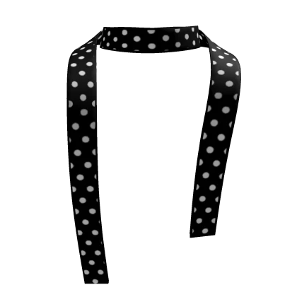 black and white polka dot scarf 3.0