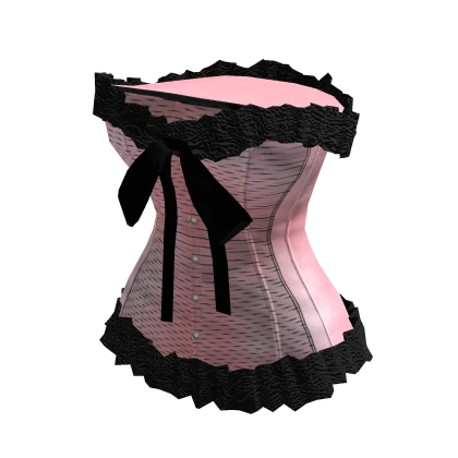 Pink Bow Tie Corset Dress