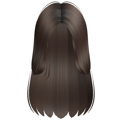 Clean Girl Straight Hair (Dark Brown)