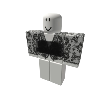 Malay Lace Kebaya Top V2 (Black)