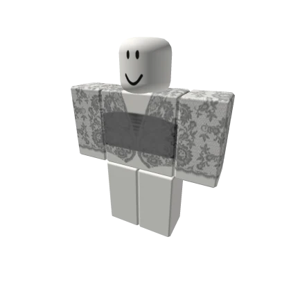 Malay Lace Kebaya Top V2 (Grey)