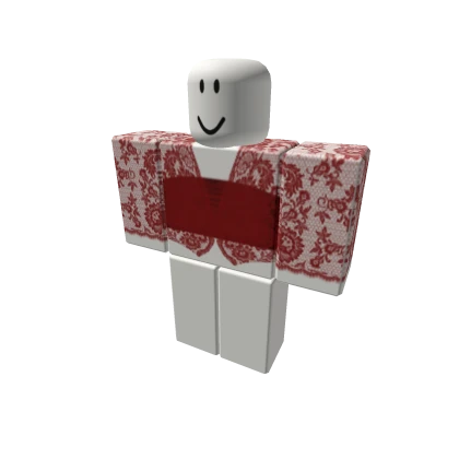 Malay Lace Kebaya Top V2 (Red)