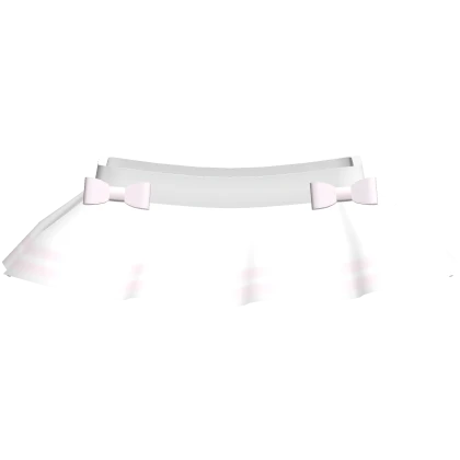 ♡ : cute white + pink striped school skirt