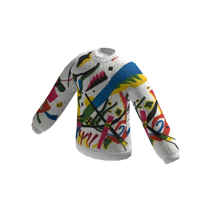 DRESSX Abstract Art Sweatshirt by Kandinsky