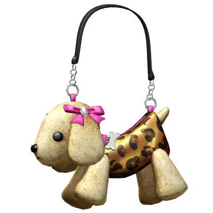 Gyaru Dog Bag Pink & Leopard