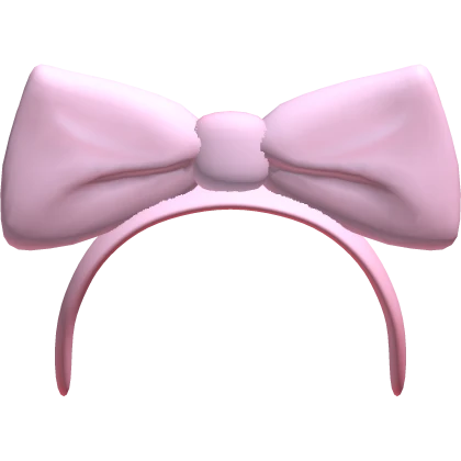 Headband Big Bow Pink Pastel Stylish Kawaii Chibi