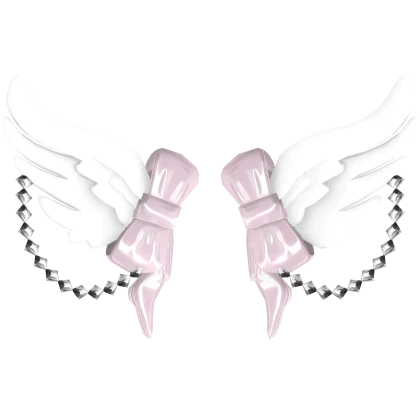 pink angel wings