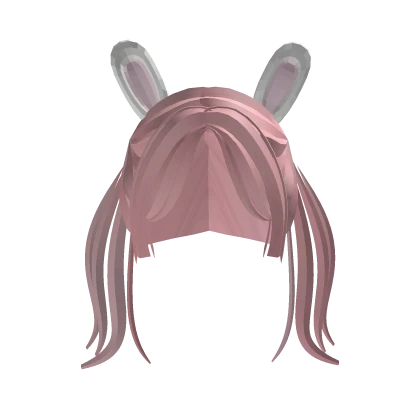 Pink hair with Kwaii bunny (Use Code : BunnyHair)