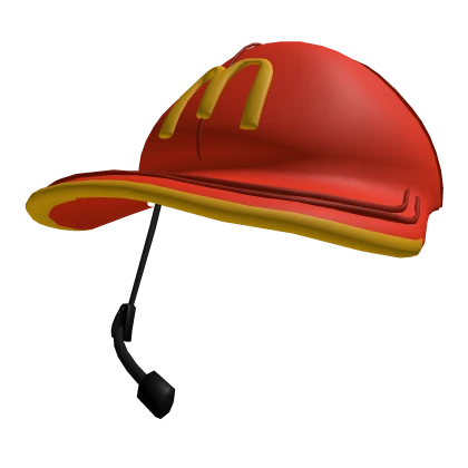 fast food worker Mcdonalds Hat