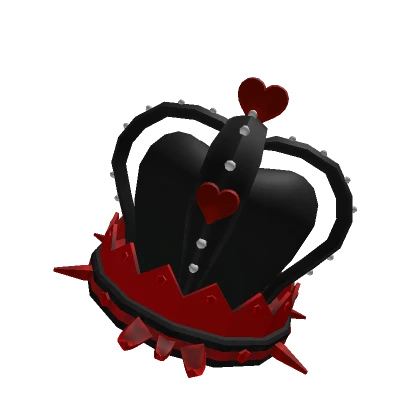 Vampire Spiky Floating Heart Crown 🖤❤️