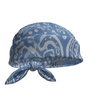 Blue Bandana Head
