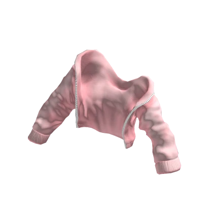 Pink Oversized Half Off Shoulder Hoodie