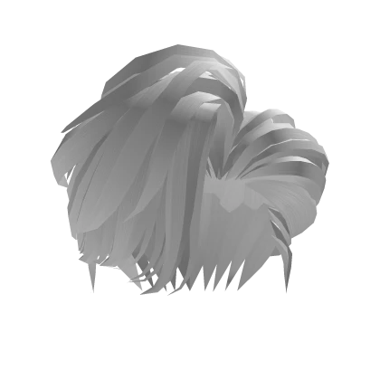 white anime slick back