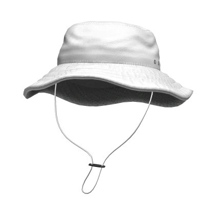 fishing hat white