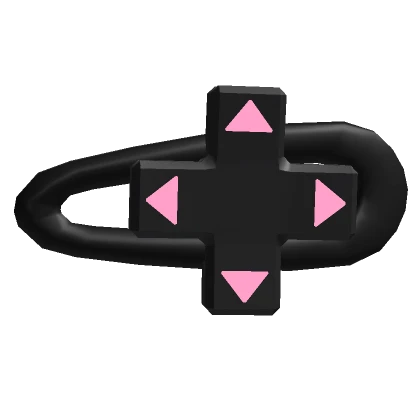 Pink Neon Gamer Hair Clip [Left Variant] 