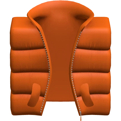 Orange Puffer Vest [1.0]