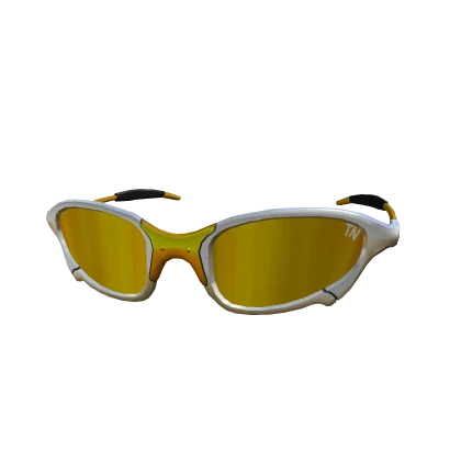 Juliet Mad Rake Glasses Gold White