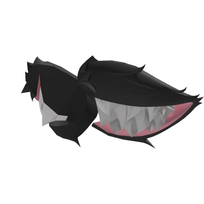 Droopy Cute Cat Ears - Black